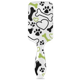 Bardic Dog Bones Paws Love Heart Wet-Brush-Paddle Brushes, Air Cushion Massage Comb Detangling HairBrush for Men Women