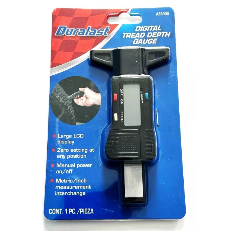 Duralast 2 DURALAST PROFESSIONAL DIGITAL TIRE TREAD DEPTH/BRAKE PAD GAUGE'S