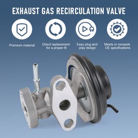 RADHLBNIU EGR Válvula de recirculación de gas de escape con junta compatible con Toyota Camry 1997-2001, Rav4 1998-2000, Solara 1999-2001 motor de 4 cilindros y modelos de transmisión automática