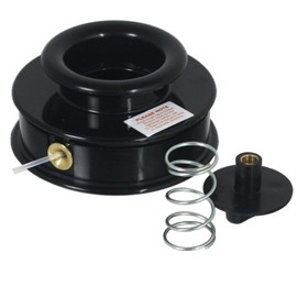 SPARES2GO Universal Dual 2 Line Manual Feed Head + Fixings Springs for Brushcutter Strimmer Trimmer