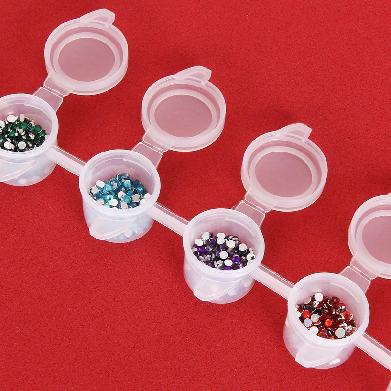 AConnet 600 PCS Empty Paint Pots 3ml / 0.1oz Paint