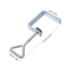 CHILDWEET 2 Pcs Tiger Card Holder Cars Belt Stickers Exhaust Manifold Bolts C Clamp with Hook Screw Clamp Heavy Duty Concrete Column Clamp Locking c Clamp with Regular Tips Cnc Silver Iron