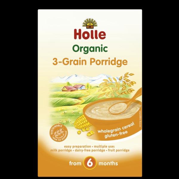 Holle Organic 3 grain porridge 250 gr