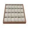 24 Grid Watch Tray Jewelry Organizer Wooden Box Organizer Display