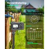 Sprinkler Timer with Brass Inlet and Outlet, Programmable Water Timer
