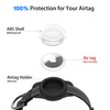 Airtag Dog Collar with QR Code, Reflective Dog Collar with