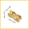 REPAIROCK 3 Pair 6 7 8 Speed Gold Tone Chain