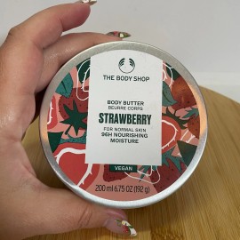 The Body Shop Strawberry Body Butter 6.75 oz For Normal Skin Nourishing Moisture