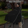 Andake Cycling Rain Poncho for Adults,Waterproof Bike Raincoat with Hood,