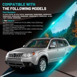 Farrme 21-5196 Power Steering Pump with Pulley Fit for Subaru Impreza 2011-2014, Forester 2010-2013, Legacy/Outback 2005-2009 Automotive Replacement Power Steering Pumps 34430AG03A Power Assist Pump