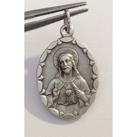 CARMEL SCAPULAR MEDAL (OUR LADY OF MOUNT CARMEL - VIRGIN OF CARMEL) - 100% MADE IN ITALY - THE PATRON SAINTS MEDALS