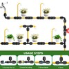 Irrigation Fittings Kit for 1/2 Inch Drip Hoses for 13/16