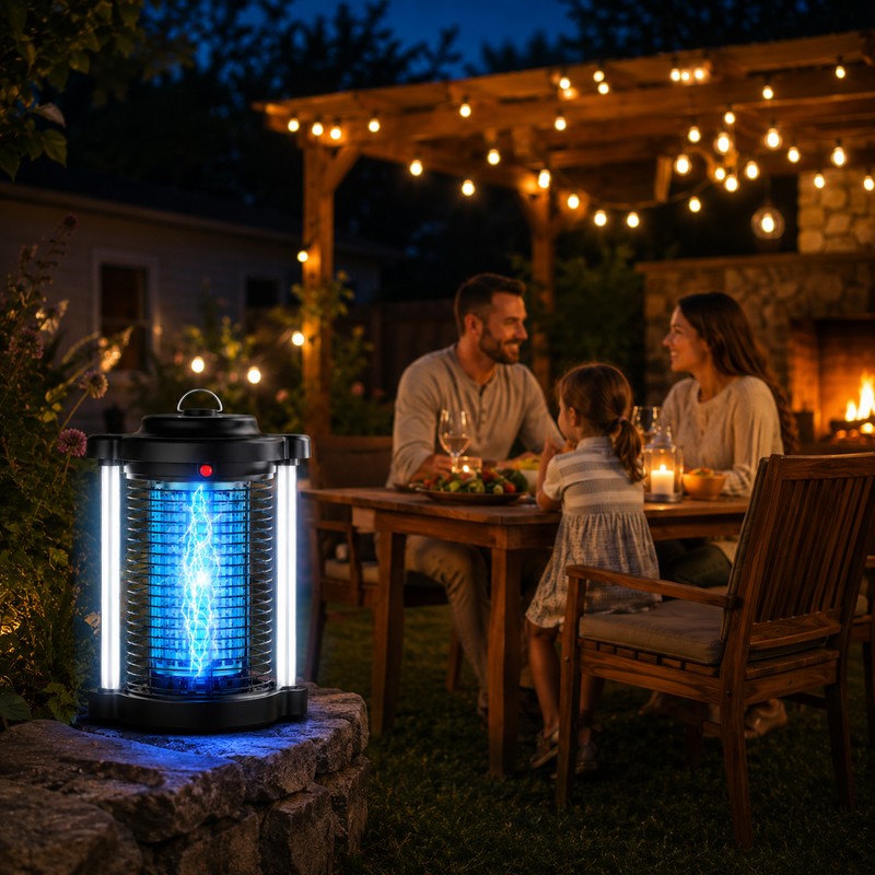 Outdoor Bug Zapper for Yard & Patio Use – 15W