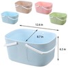 Shower Caddy Basket, Portable Large Capacity Thickened Plastic Organizer Storage