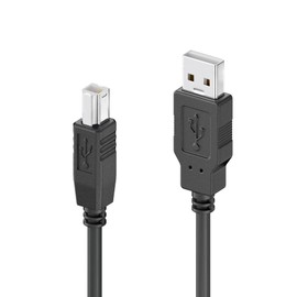 sonero® USB 2.0 Kabel, Verbindungskabel, Druckerkabel, A-Stecker auf B-Stecker, 480 Mbit/s, schwarz, 0,50m