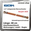 Vehicle Regulator 30 mbar + Hose 40 cm, Caravan, Motorhome,