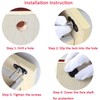 HOWDIA 4 Pcs - Zinc Alloy Drawer Lock Desk Wardrobe