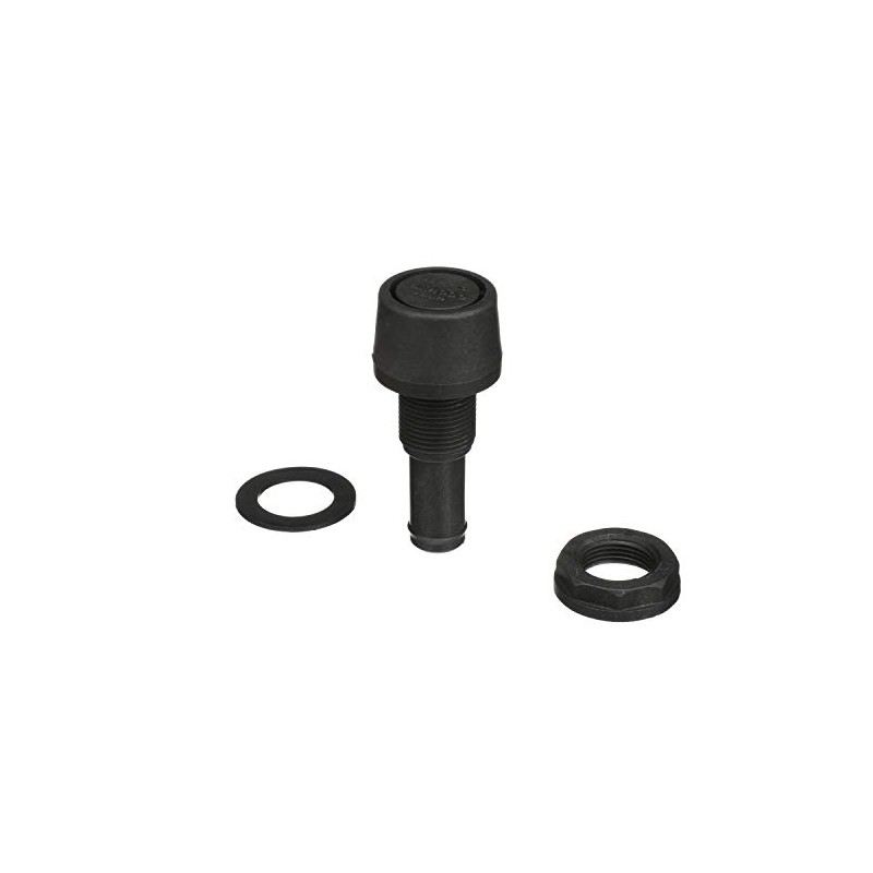Attwood 1607-3 Polypropylene Fuel Vent, Black