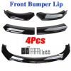 Unbranded For Ford F-150 SVT Lightning Glossy Front Bumper Lip