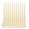 Hyoola Tall Taper Candles Bulk - 10 Inch Wool White