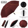 HOBVO UPF 50+ Golf Umbrella with Adjustable Universal Clamp Portable