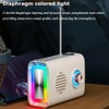 Fahgaer Mini Portable FM Radio Outdoor Solar Radio Bluetooth Speaker