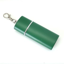 Daio Seisakusho Ashtray, Portable, Key Holder, With Nascan Included, Lightweight, Butt Holder, Outdoor, Outdoor, Sliding, Convenient, Green