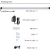 LAIFUNI Dimmable Under Cabinet Lighting, RGB LED Light Bar, Inline
