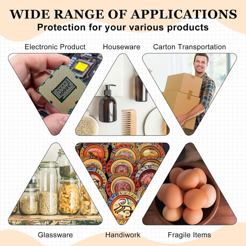 Paper Bubble Wrap Eco Cushioning Wrap, Packing Supplies for Storing