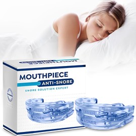 HOVCEH Snoring Splint, Snoring Stopper Adjustable, Anti Snoring Splint, Crunch Splint for Night, Snoring Stopper for Men Women, Effective Against Snoring Against Teeth Grinding, Blue