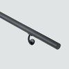 6 FT Modern Aluminum Handrail Set, handrails for indoor stairs,deck,slope,