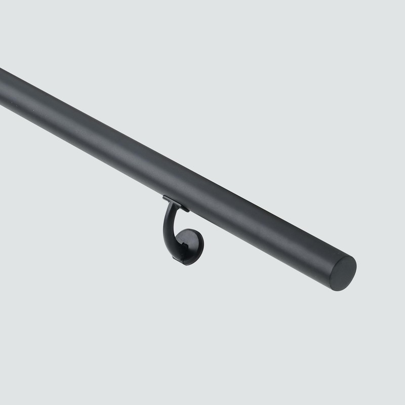 6 FT Modern Aluminum Handrail Set, handrails for indoor stairs,deck,slope,