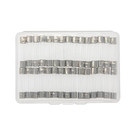 6X30mm Glass Fast-Blow Fuse Tube 0.25A 250V - 30-Pack Electrical Fuses for Electronics, Appliances, Circuits - Overcurrent Protection, Durable Replacement