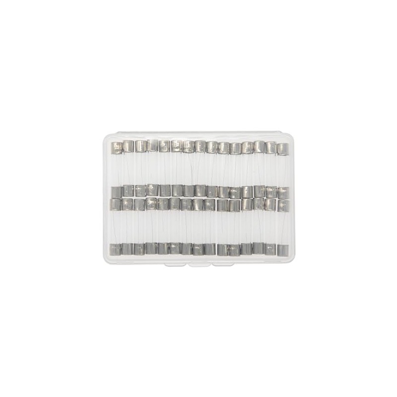 6X30mm Glass Fast-Blow Fuse Tube 0.25A 250V - 30-Pack Electrical