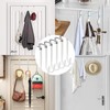 6 Pack Over The Door Hooks,with Rubber Prevent Scratches,Door Hangers