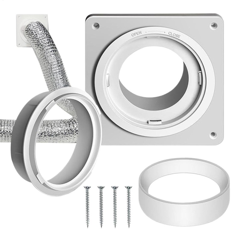 Dryer Vent Adapter - Dryer Duct Wall Plate,Hose Extension Connector