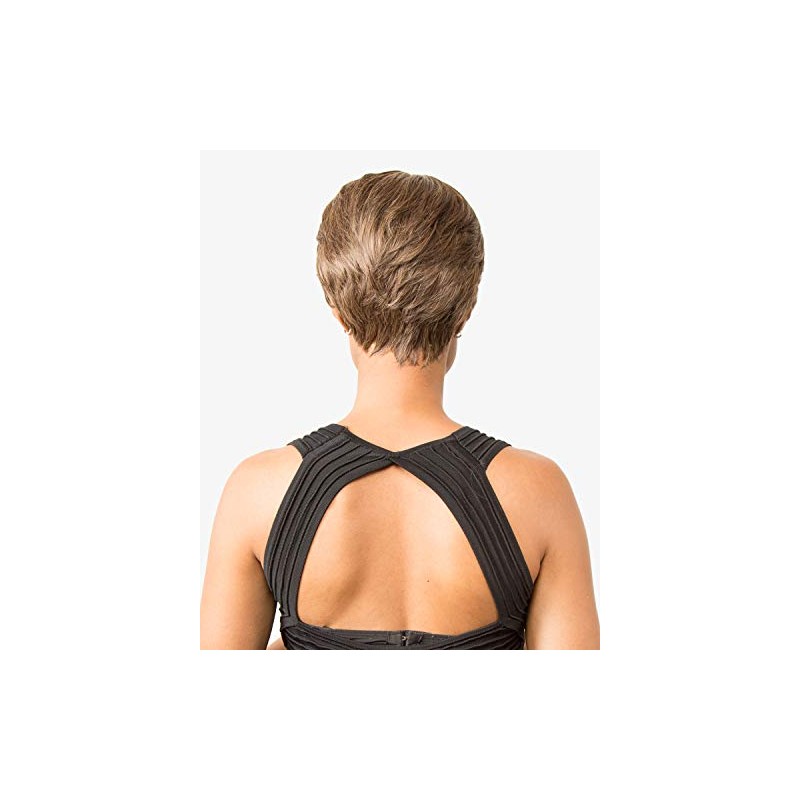 abelle (44) ESSAI Synthetic Short Feather With Bang Wig