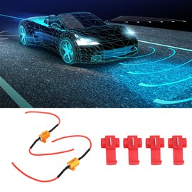 Joyzan Load Resistors,10W 39Ωohm Turn Signal LED Equalizer Kit Blink Error Cod Fix Flickering LED Bulb Out Warning Fast Corrects Hyper Flash Automotive Headlights Tail License Plate Lights DRL 2Pcs