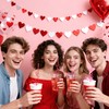 12PCS Love Word-Shaped Plastic Drinking Straws for Bachelorette Decor