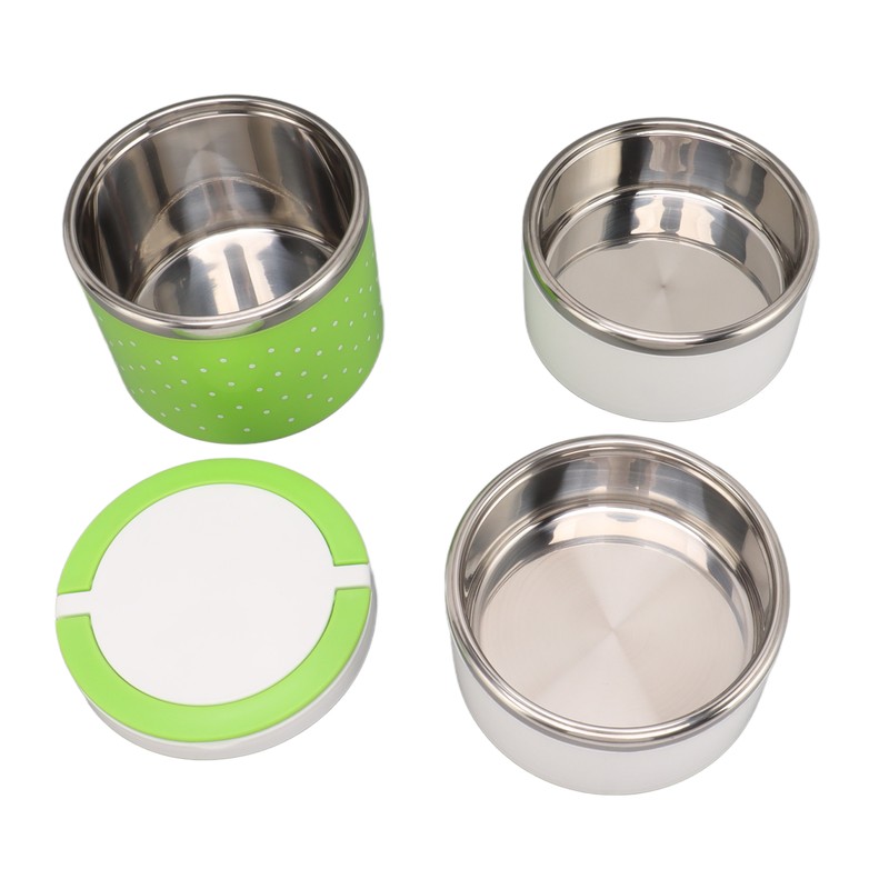 Stackable Stainless Steel Thermal Lunch Container Leakage Proof Retain Freshness