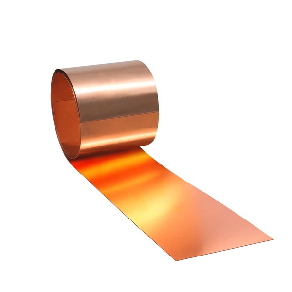 Uxney Copper Tape Copper Sheet Roll, Copper Sheet 1000 x