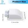 Dreld Cable Grommet Waterproof 2-Way Roof Guide Solar Cable Guide