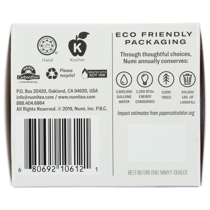 NUMI Organic Sweet Slumber Herbal Tea, 1.24 OZ
