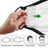 Euroca Cloth Face Mask 3 Layer Reusable Washable and Adjustable