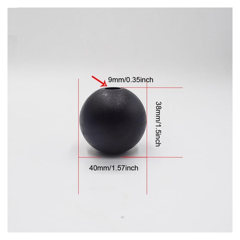 SquEqu 6 Pack Fitness Pulley Cable Ball Stopper Attachment Replacement