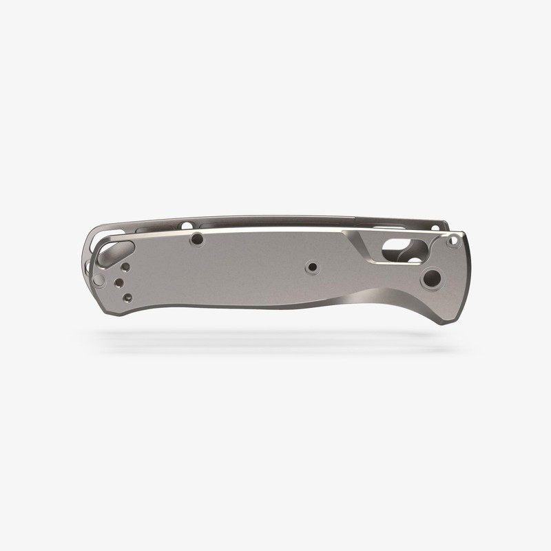 Flytanium Classic Titanium Knife Scales Compatible with Benchmade Bugout Knife,