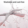 GRAYSPCE Eyebrow Trimmer Scissors, with Comb Professional Eyebrow Comb Scissors