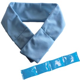 Mamoru-kun Neck Cooler with Ice Packs, Wide Type, 2025 Model, Heatstroke Prevention, Ice Pack Set, Washable and Usable, Sports Festivals, Farming Work, School Events, Children, Easy to Clean, Icing