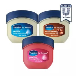 Roji Lips 미니립밥 7g x 3개 (로지/오리지날/코코아버터) [7.로지립스+코코아버터+오리지날] Mini Lip Balm 7g x 3 pieces (Rosy/Original/Cocoa Butter) [7. Rosy Lips + Cocoa Butter + Original]