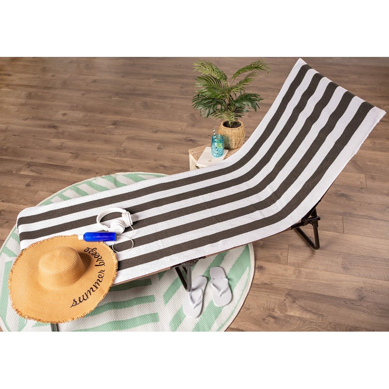 DII - Toalla de Playa con Bolsillo Superior Ajustable, 26